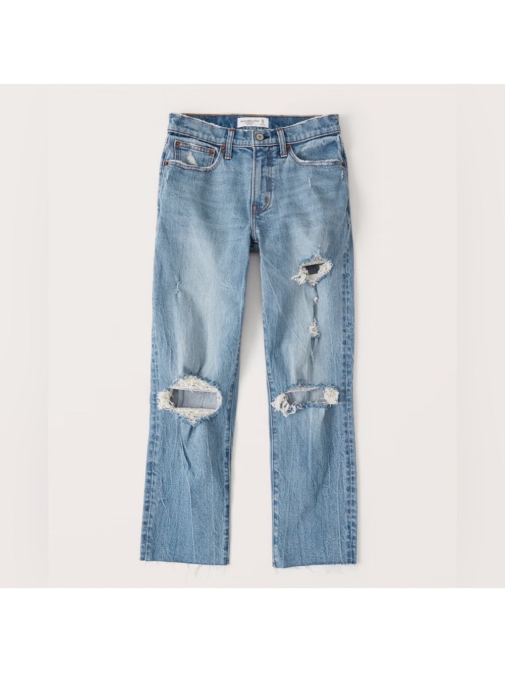 Abercrombie Curve Love Mid Rise Boyfriend Jean Size 25